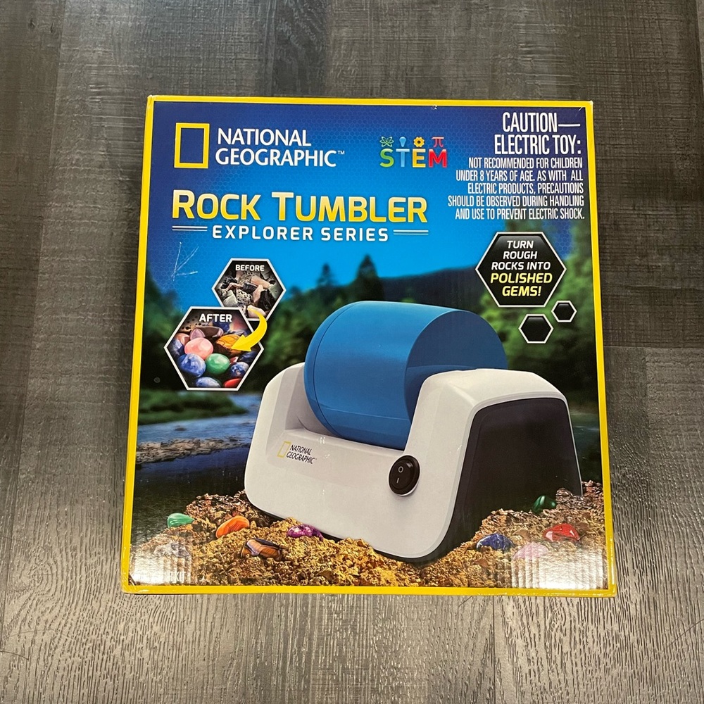 Brand New National Geographic Explorer Series Rock Tumbler